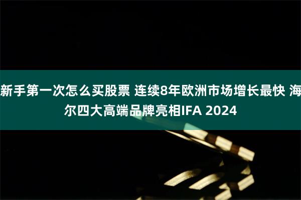 新手第一次怎么买股票 连续8年欧洲市场增长最快 海尔四大高端品牌亮相IFA 2024