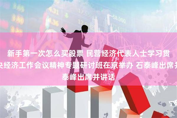 新手第一次怎么买股票 民营经济代表人士学习贯彻中央经济工作会