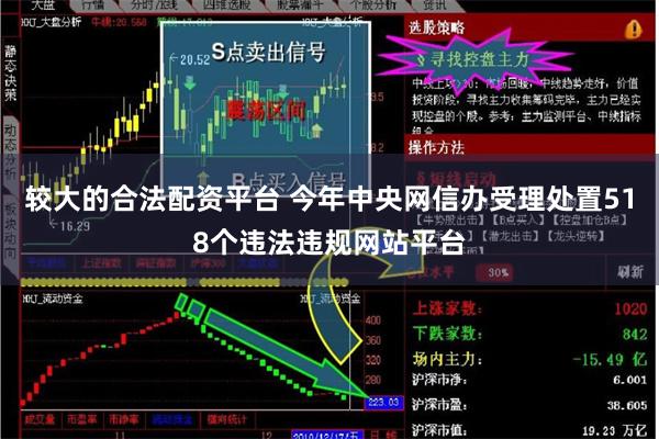 较大的合法配资平台 今年中央网信办受理处置518个违法违规网站平台