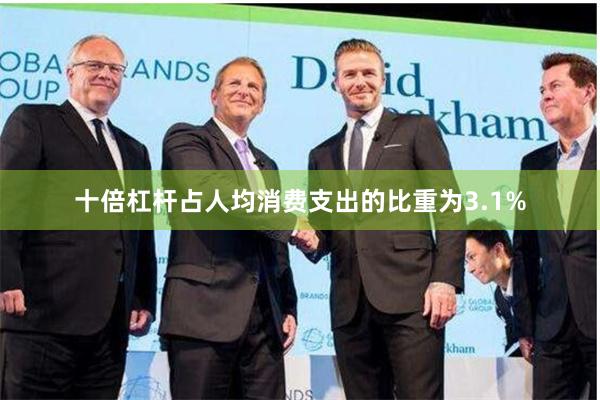 十倍杠杆占人均消费支出的比重为3.1%